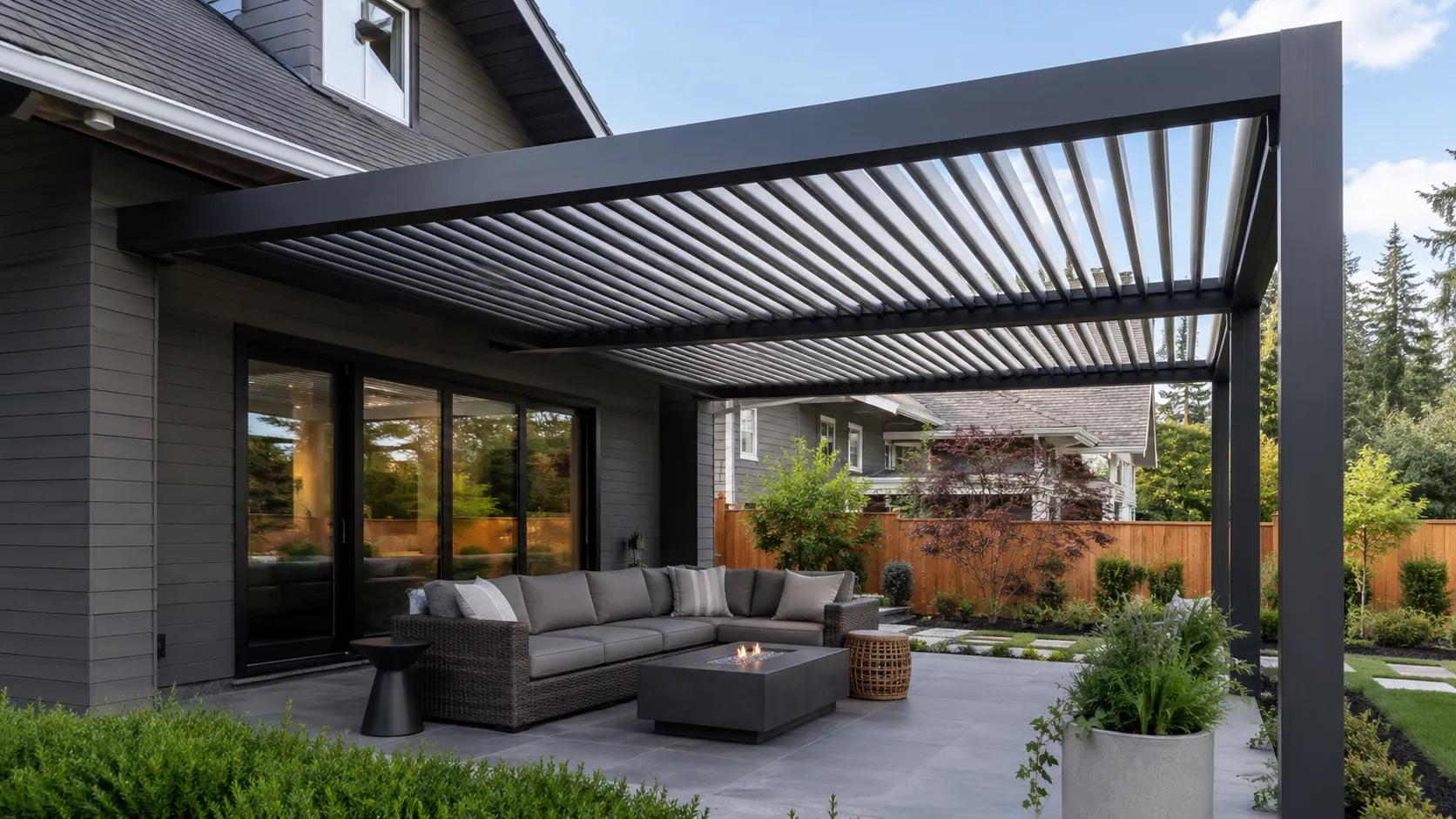 Louvered Roof System